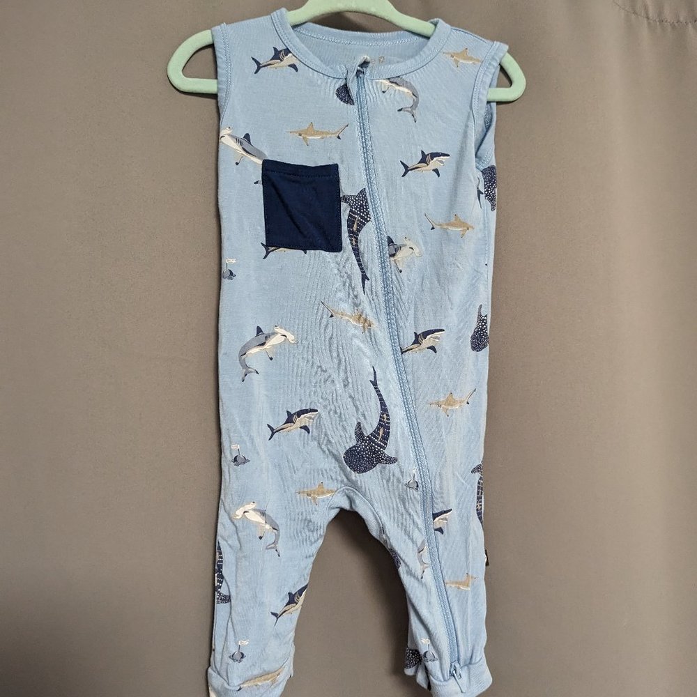 Kyte BABY | Stream Sharks | Romper | 12-18m